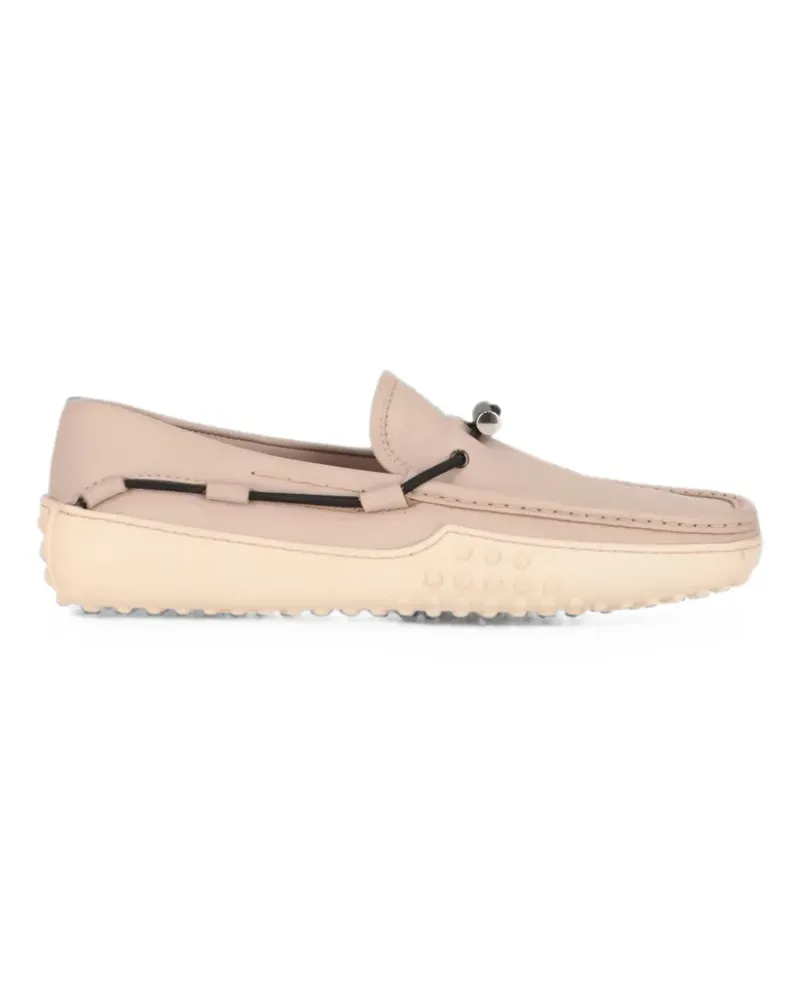 TOD'S Gommino leather loafers - Nude Nude