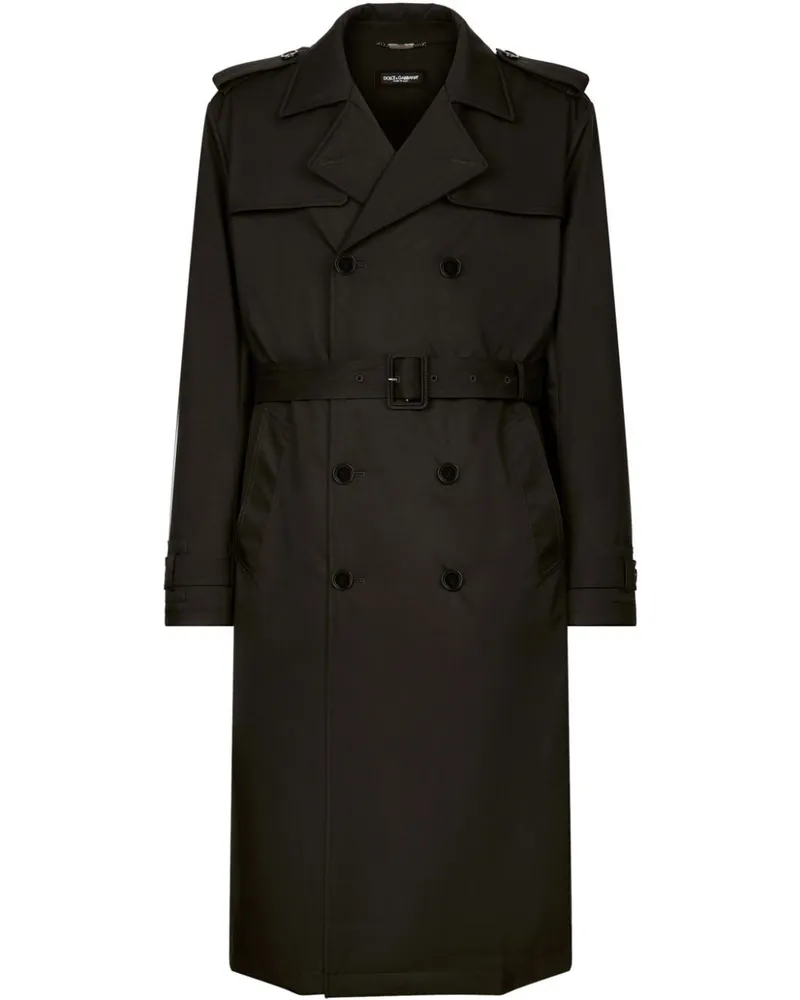 Dolce & Gabbana Trenchcoat Schwarz