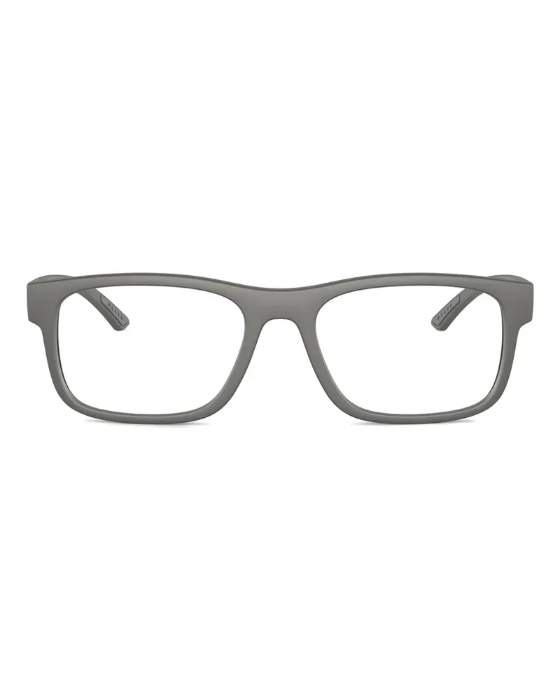 Prada Brille mit eckigem Gestell - Grau Grau