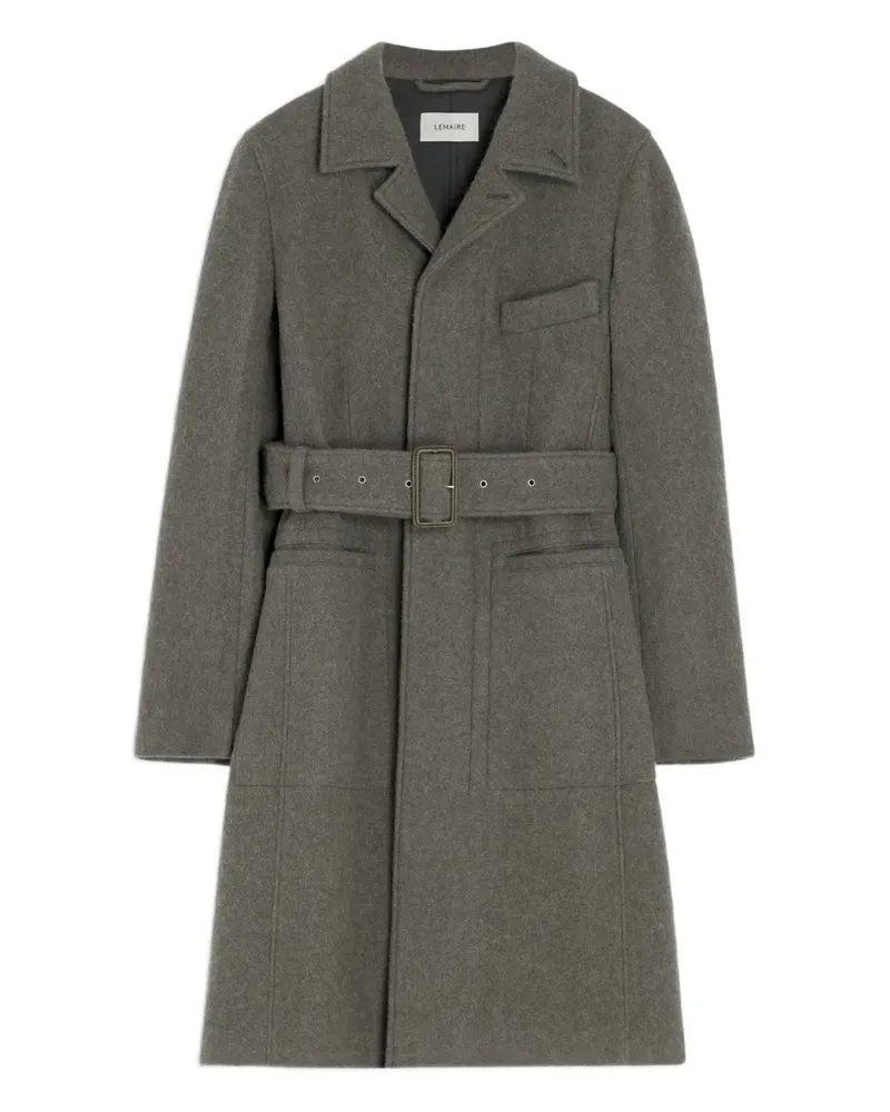 Christophe Lemaire Mantel mit Gürtel - Grau Grau