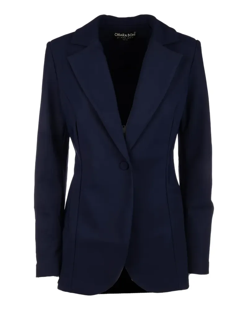 Chiara Boni Lua buttoned blazer - Blau Blau
