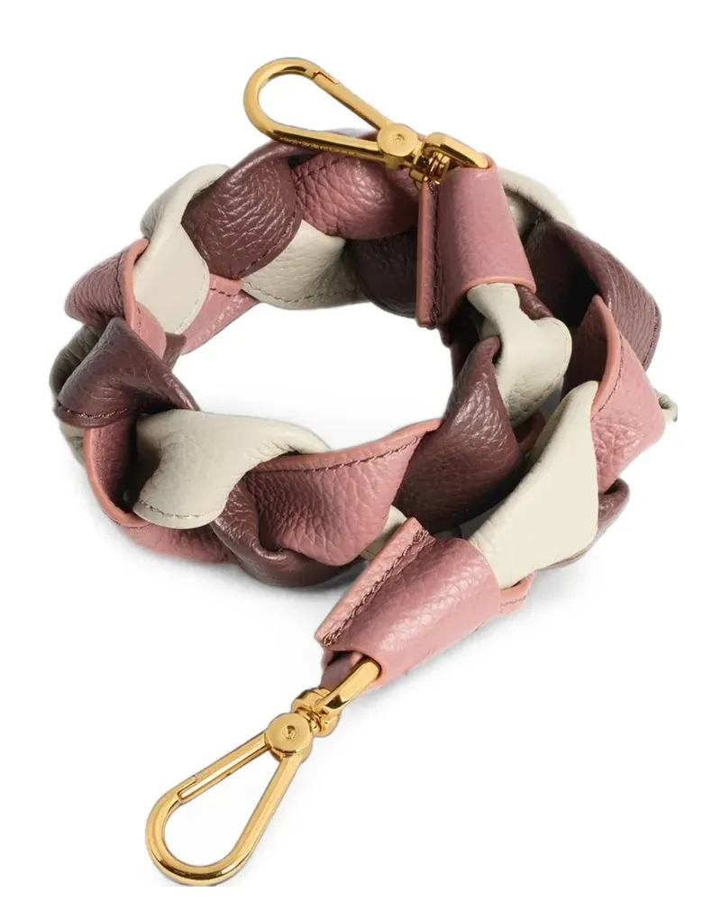 Coccinelle Geflochtener Lederriemen - Rosa Rosa
