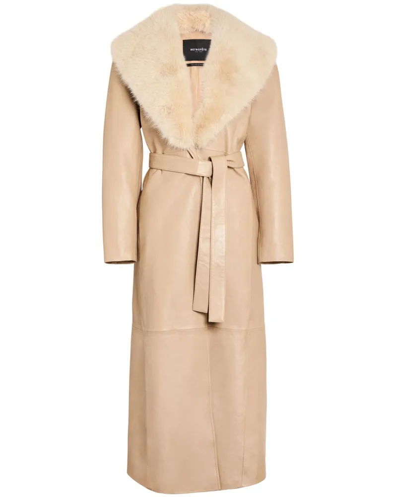 Retrofête Kieran Trenchcoat - Nude Nude