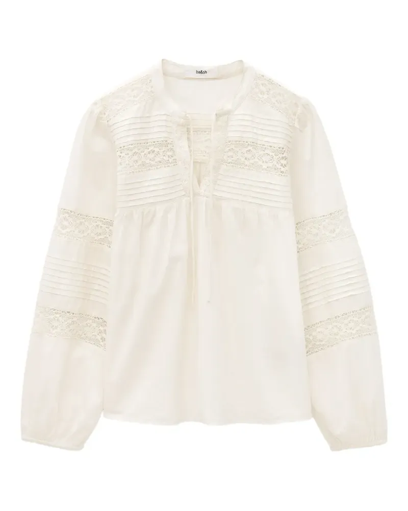 ba&sh Bestickte Nami Bluse - Nude Nude