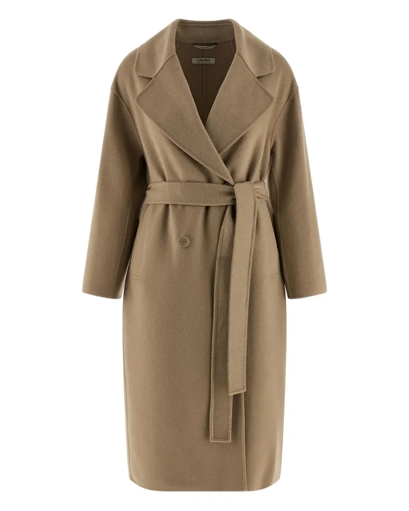 Max Mara Heller belted double-breasted coat - Nude Nude