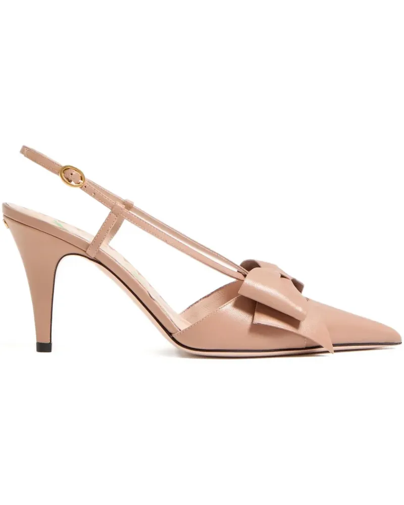 Valentino Garavani Bowow Slingback-Pumps 85mm - Rosa Rosa