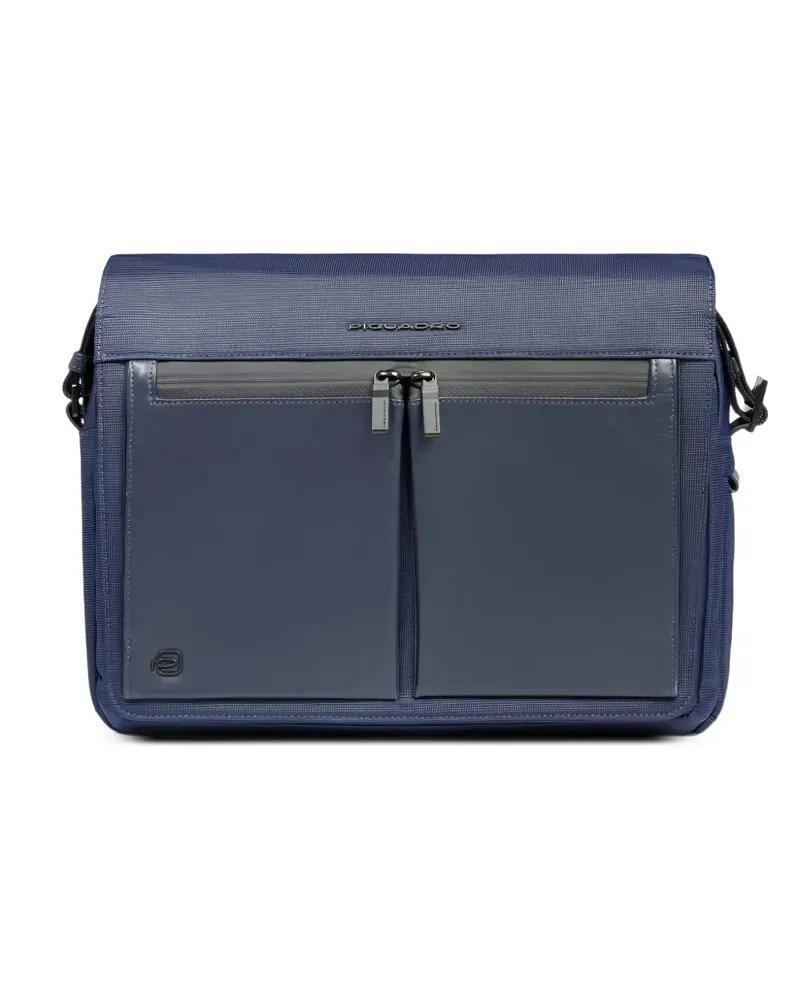 Piquadro Orion Kuriertasche - Blau Blau
