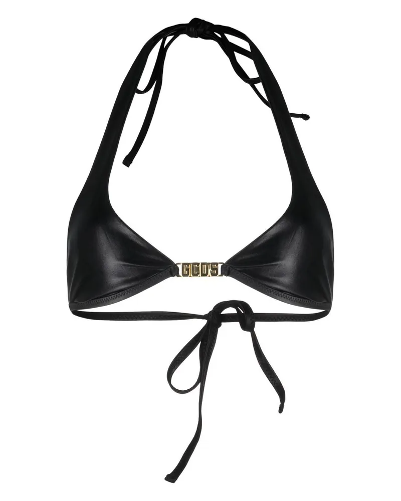 GCDS Neckholder-Bikini - Schwarz Schwarz