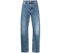Twisted Jeans mit Stone-Wash-Effekt