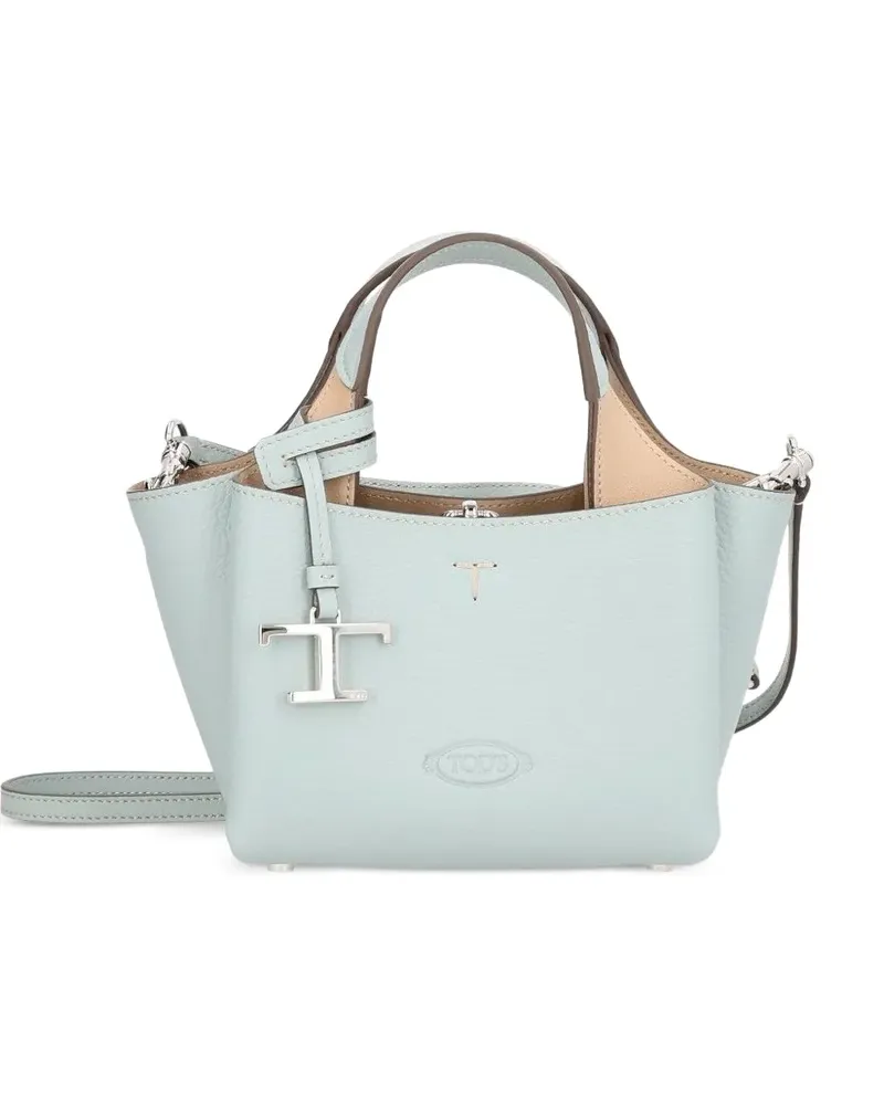 TOD'S Micro Tasche aus Leder - Blau Blau