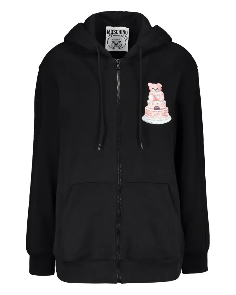 Moschino Klassischer Hoodie - Schwarz Schwarz