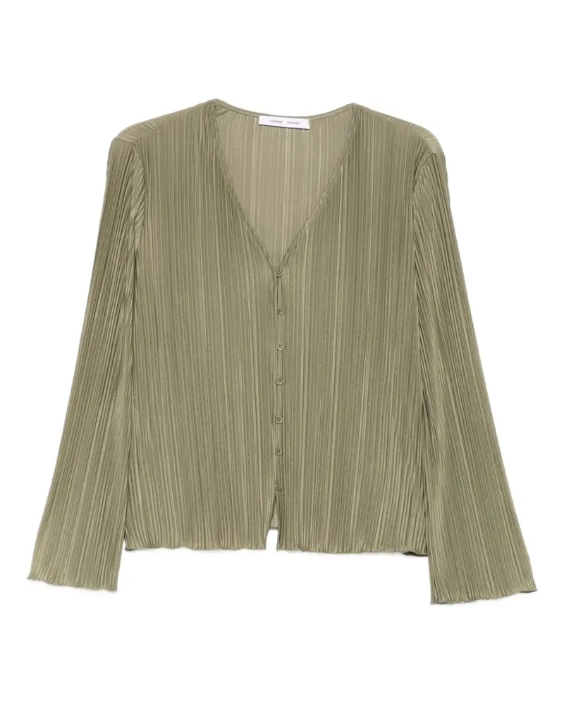 Samsøe & Samsøe pleated buttoned shirt - Grün Grün