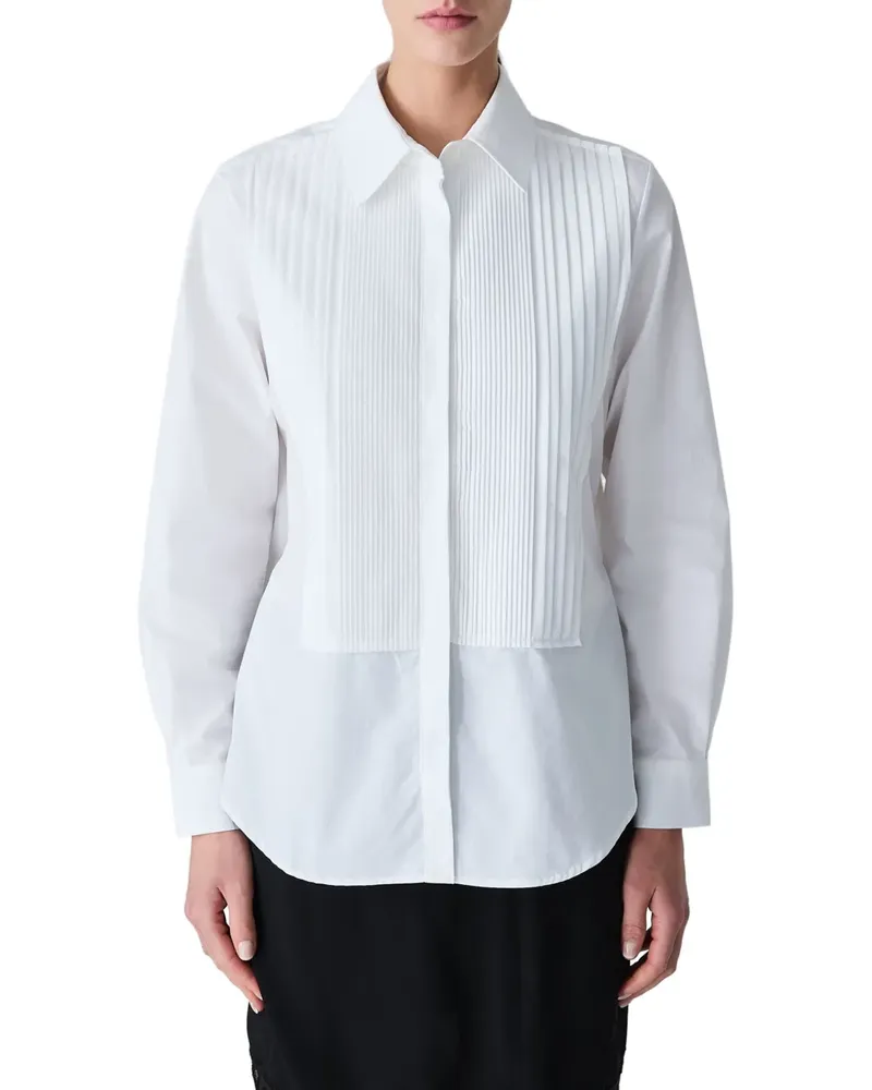 Vera Wang Tuxe Hemd - Weiß Weiß
