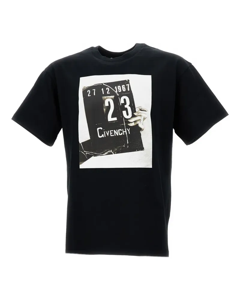 Givenchy T-Shirt mit grafischem Print - Schwarz Schwarz