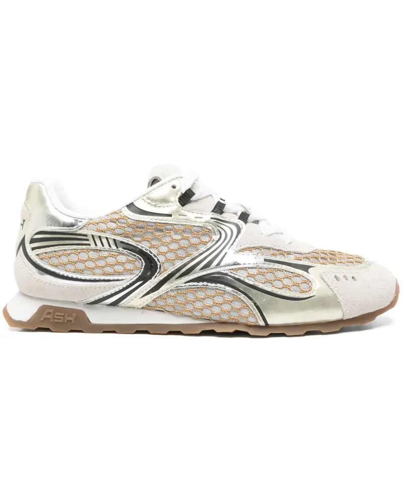 ash Sneakers mit Kontrasteinsätzen - Gold Gold