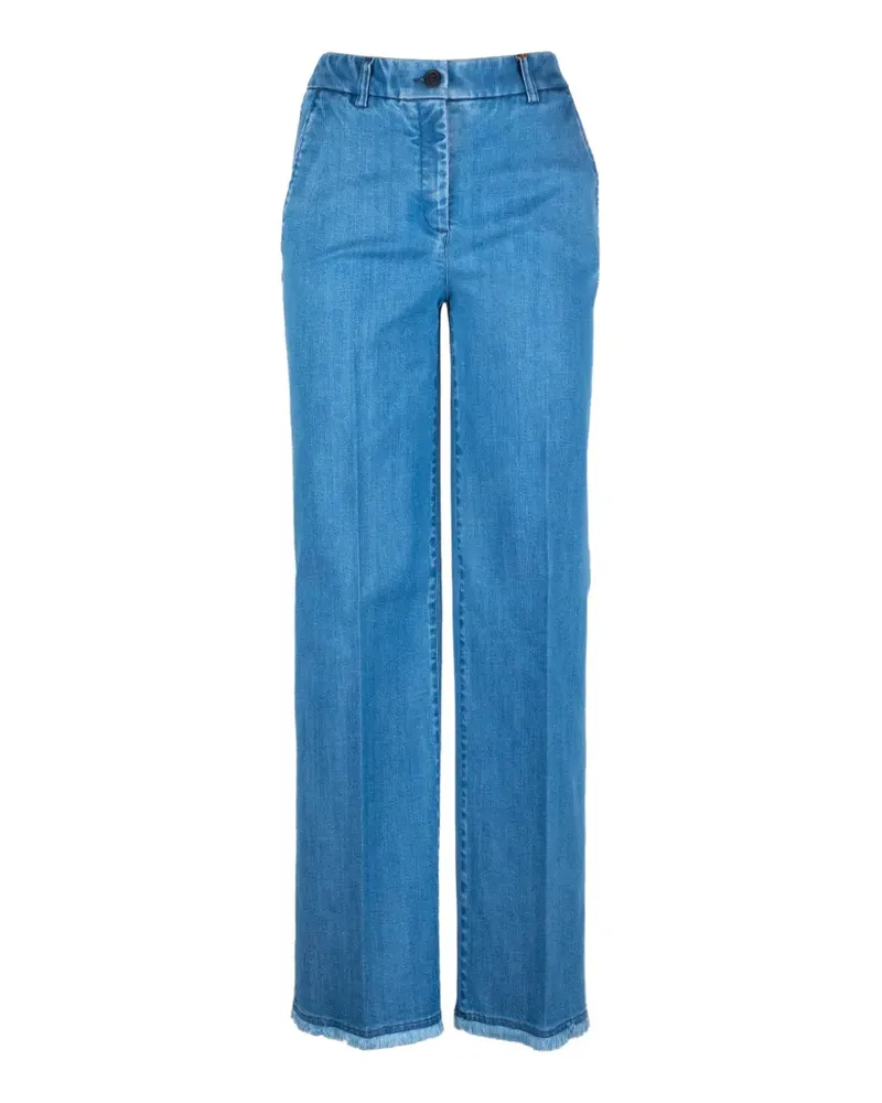 VIA MASINI 80 frayed jeans - Blau Blau