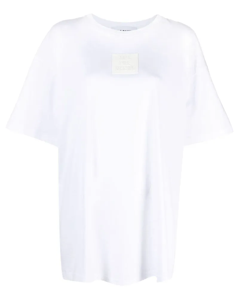 Moschino T-Shirt aus Bio-Baumwolle - Weiß Weiß