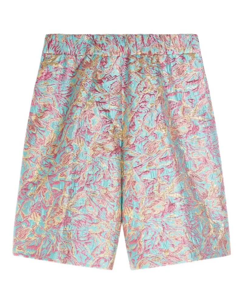 Dries van Noten Jacquard-Shorts - Blau Blau