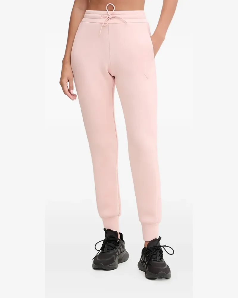 Guess drawstring logo track pants - Rosa Rosa