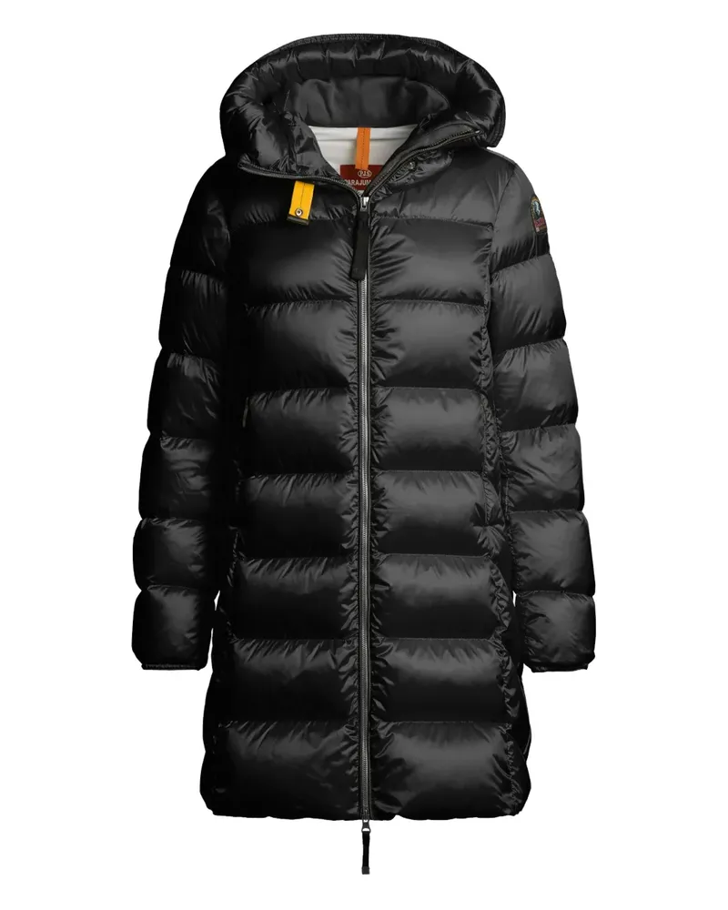 Parajumpers Gesteppter Marion Kapuzenmantel - Schwarz Schwarz