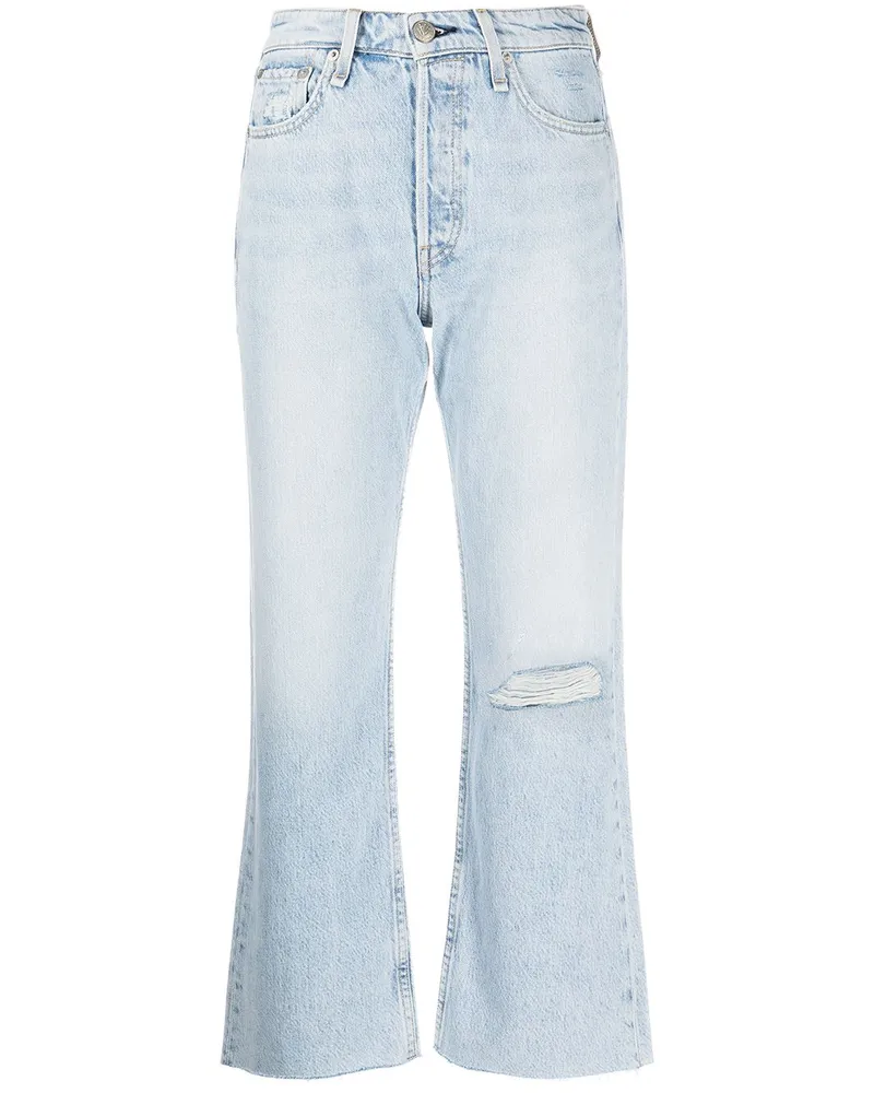 Rag & Bone Maya Cropped-Jeans Blau