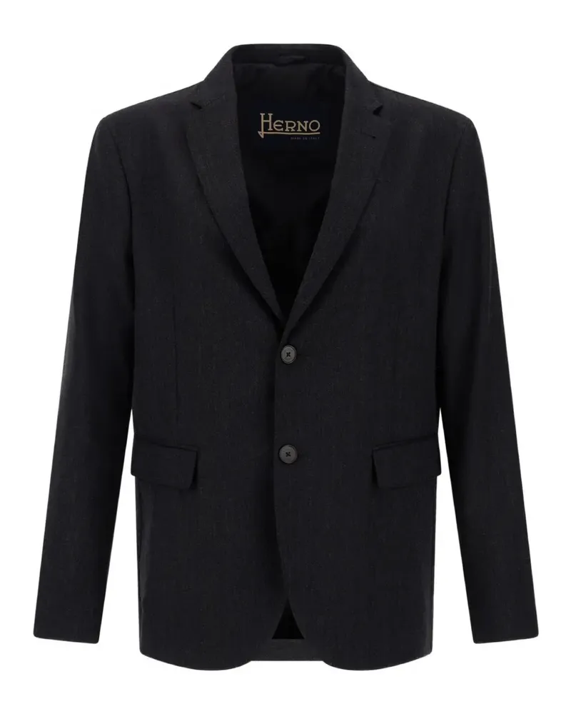 Herno Einreihiger Blazer - Grau Grau