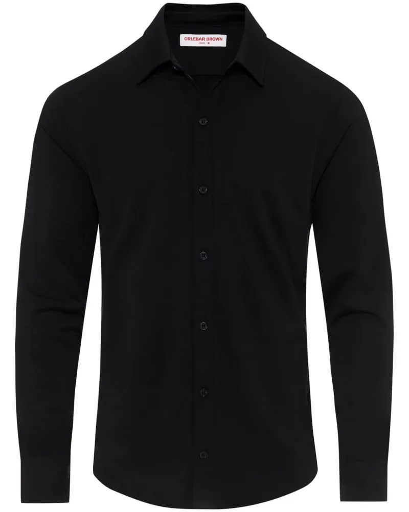 Orlebar Brown Giles' Hemd Schwarz