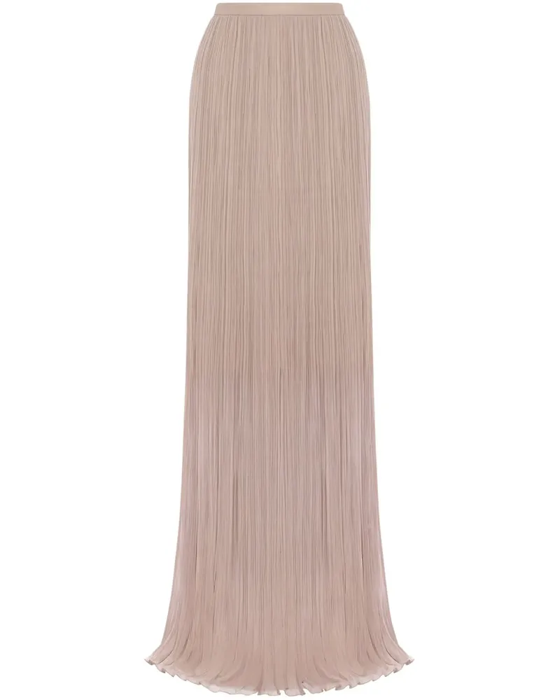 Alberta Ferretti Maxirock aus Seide - Nude Nude
