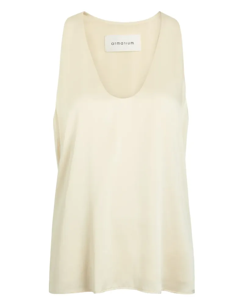 ARMARIUM V-neck sleeveless vest - Nude Nude