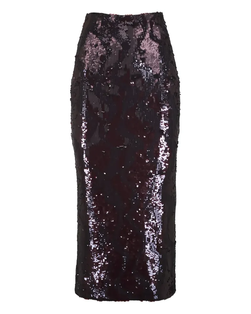 Veronica Beard Koa sequin midi skirt - Rot Rot