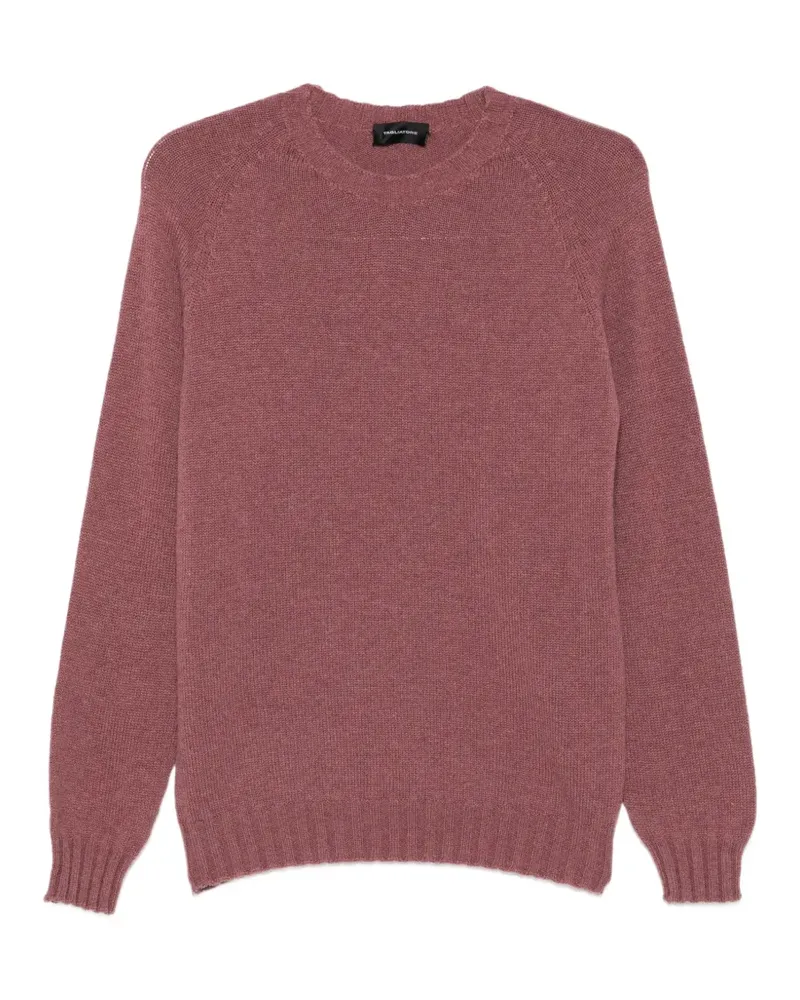 Tagliatore Pullover mit Raglanärmeln - Rosa Rosa