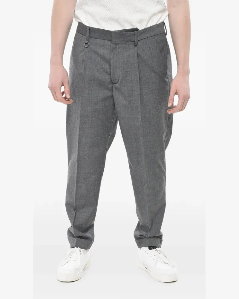 Paolo Pecora Milano Duomo pleated trousers - Grau Grau