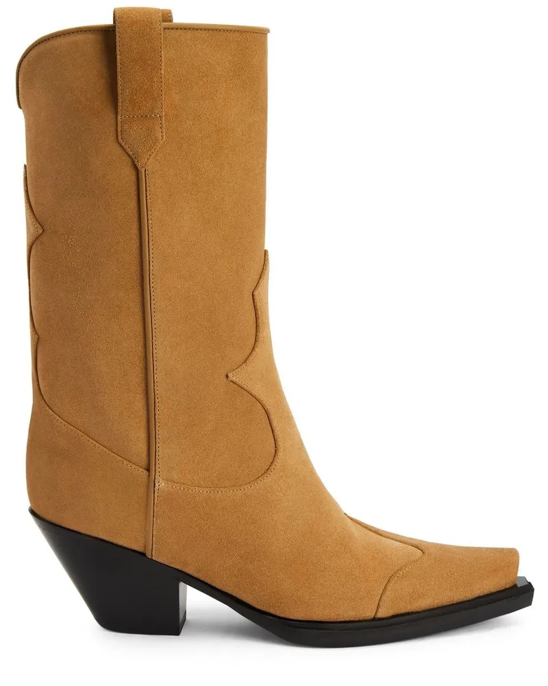 Giuseppe Zanotti Thyra Western Stiefel 55mm - Braun Braun