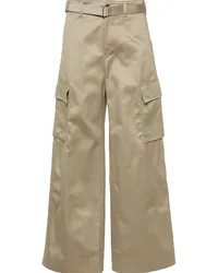 Sacai Cargohose Braun