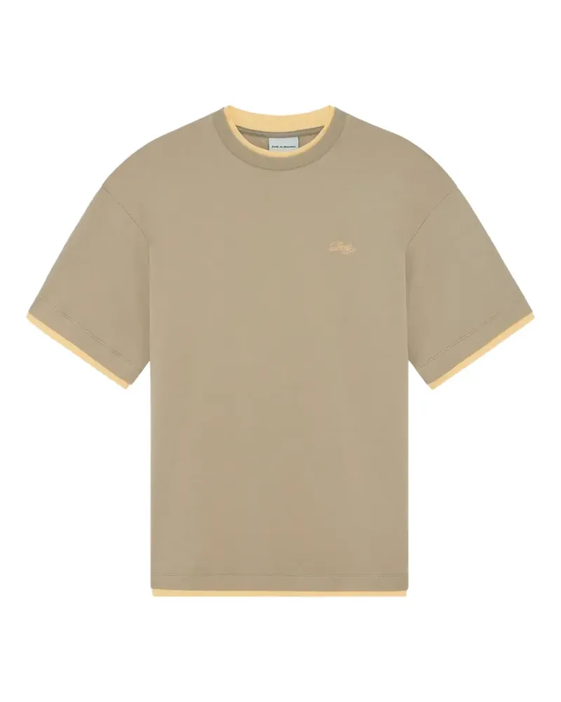 Drôle de Monsieur Hemd im Layering-Look - Nude Nude