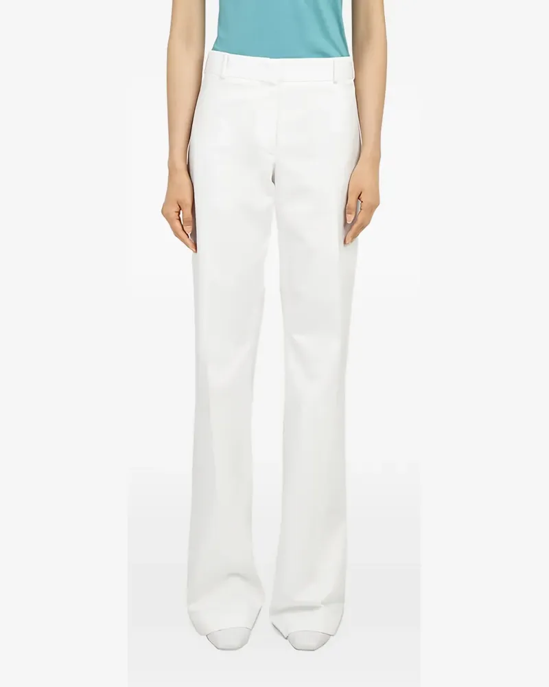 Ferragamo Hose mit Bügelfalten - Weiß Weiß
