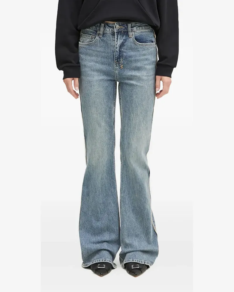 ksubi Ausgefranste Soho Jeans - Blau Blau