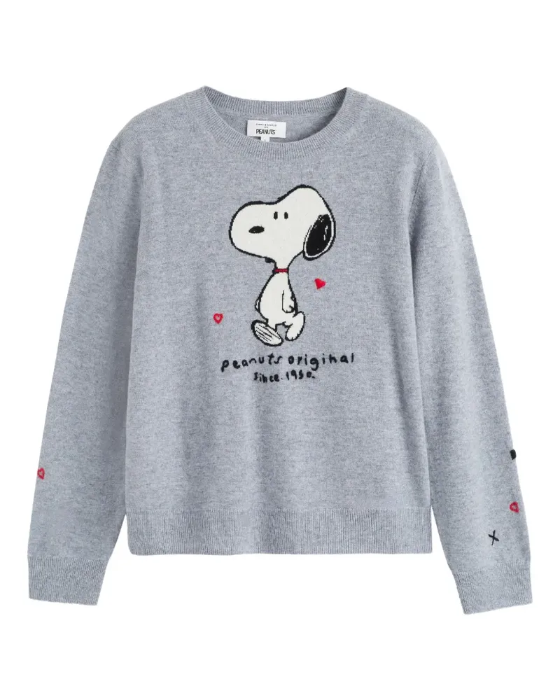 Chinti & Parker x Peanuts Pullover mit Snoopy - Grau Grau