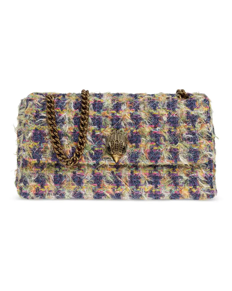 Kurt Geiger extra-large Kensington flap shoulder bag - Blau Blau