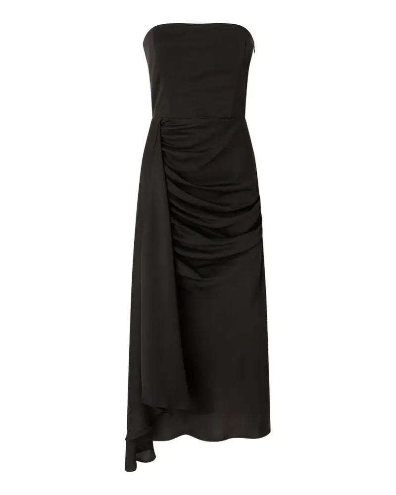 Pinko Drapiertes Bandeau-Kleid - Schwarz Schwarz
