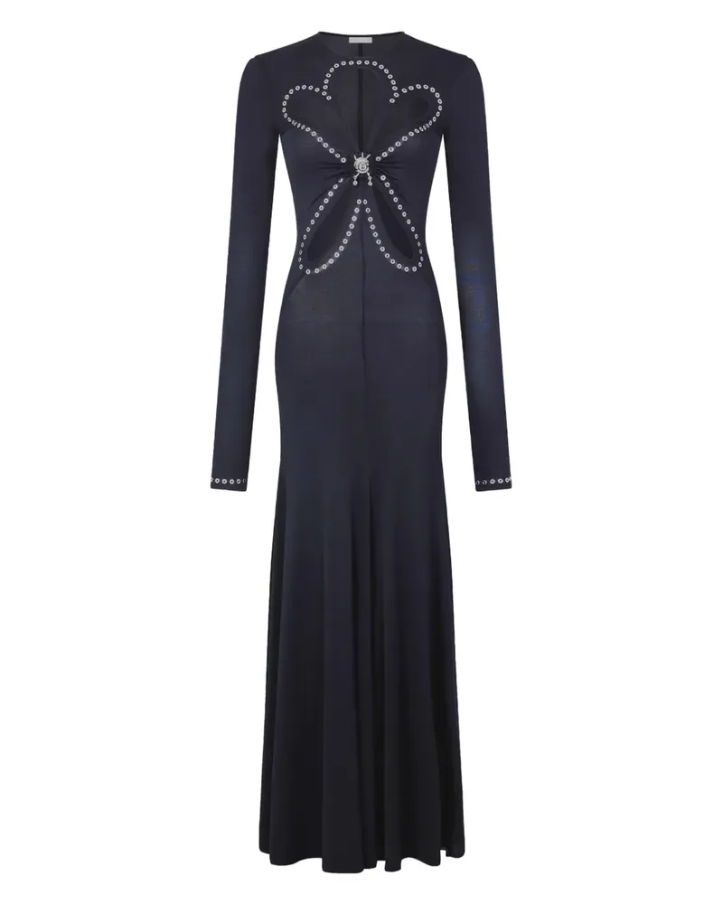 Paco Rabanne Abendkleid mit Cut-Out - Schwarz Schwarz