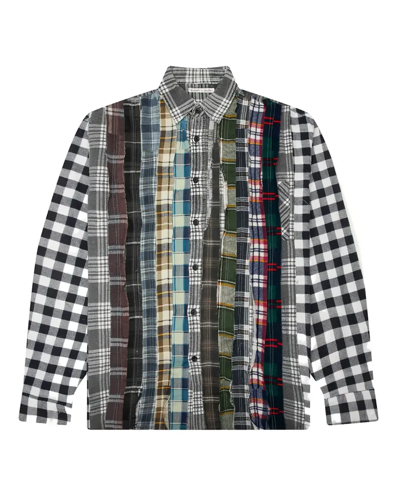 NEEDLES Assorted Patchwork-Flanellhemd - Grau Grau