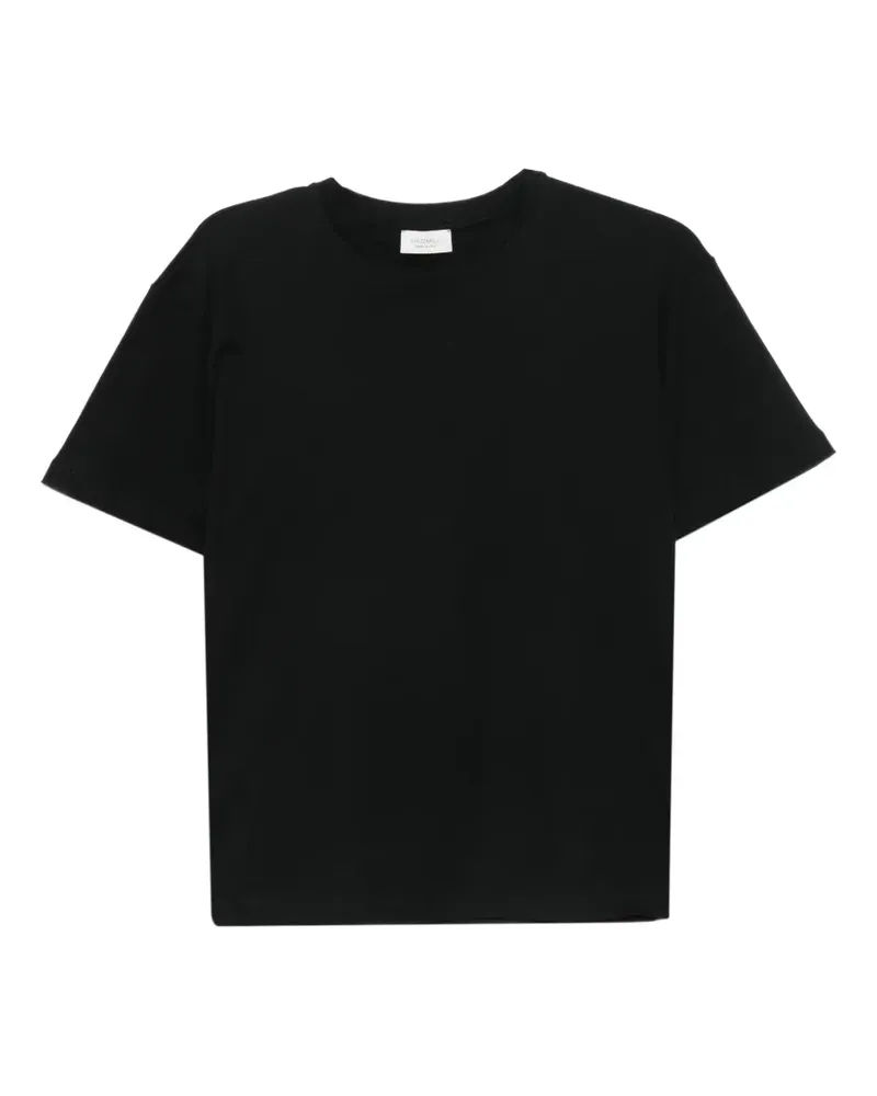 MAZZARELLI crew-neck T-shirt - Schwarz Schwarz