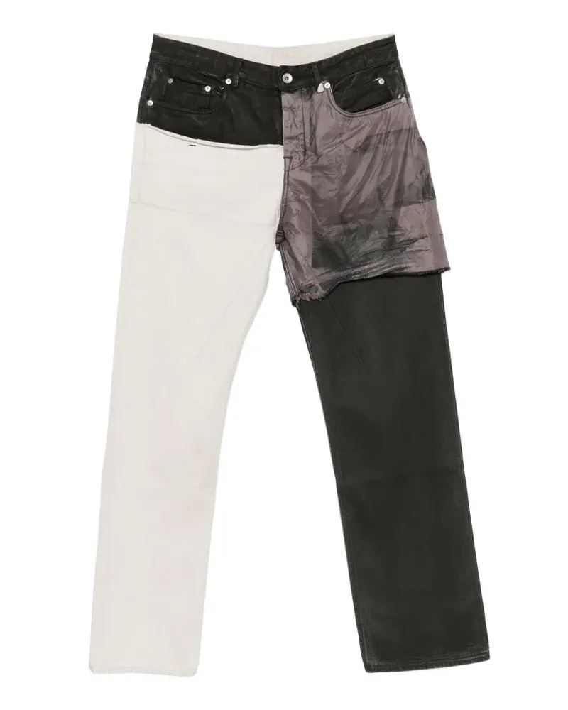 DRKSHDW by Rick Owens patchwork denim jeans - Nude Nude