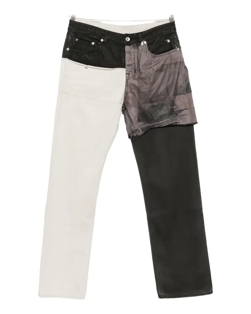 DRKSHDW by Rick Owens patchwork denim jeans - Nude Nude