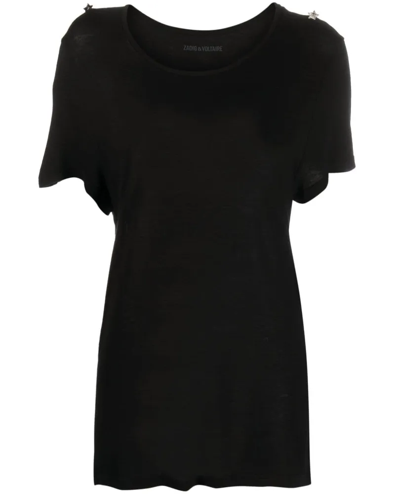 Zadig & Voltaire Verziertes Oberteil - Schwarz Schwarz