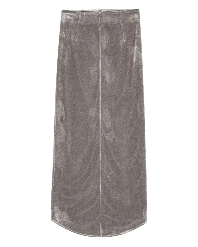 REMAIN Asymmetrischer Midirock - Grau Grau