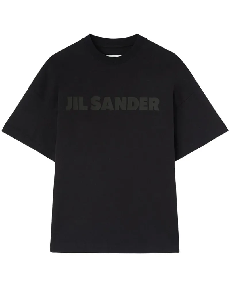 Jil Sander T-Shirt mit Logo - Schwarz Schwarz