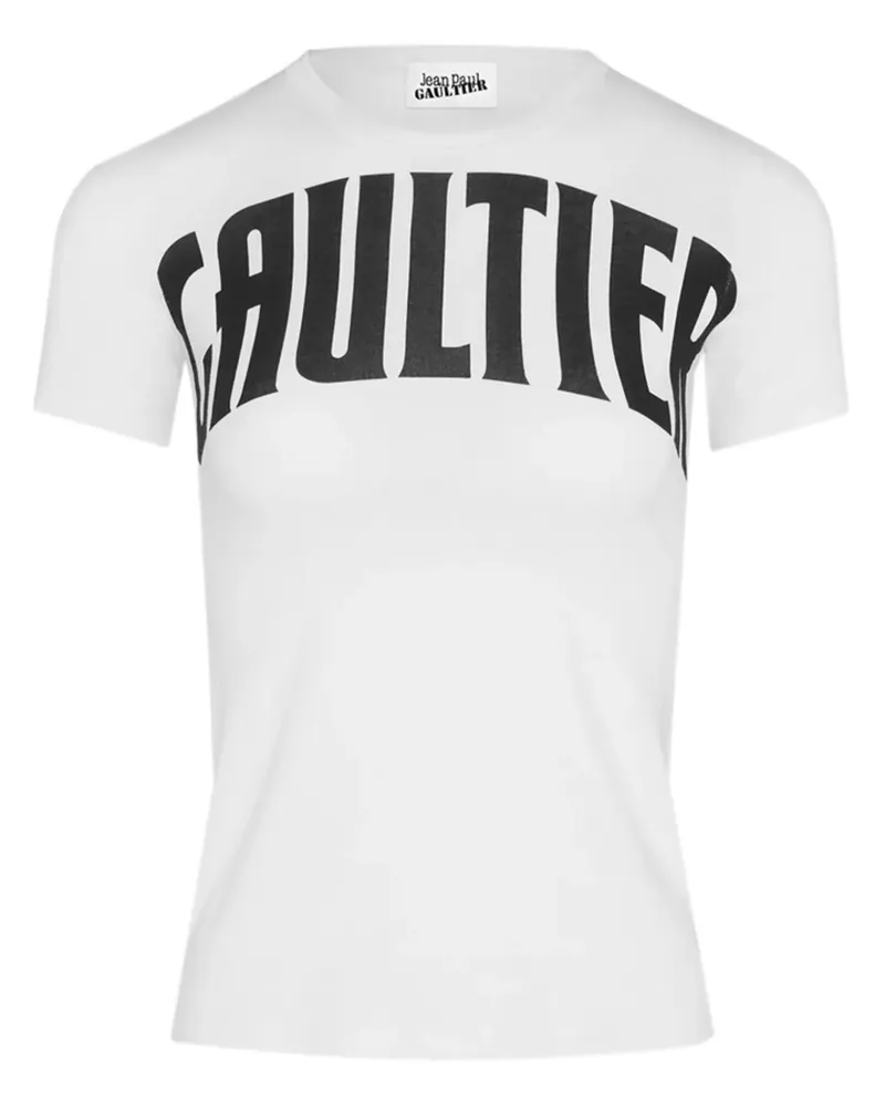 Jean Paul Gaultier T-Shirt mit Gaultier-Print - Weiß Weiß