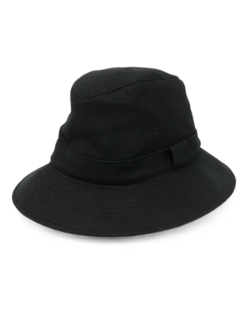 Yohji Yamamoto Horseshoe Fischerhut - Schwarz Schwarz
